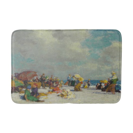 Zomer middag op het strand (door E.H. Potthast) Badmat (Voorkant)