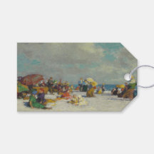 Zomer middag op het strand (door E.H. Potthast)