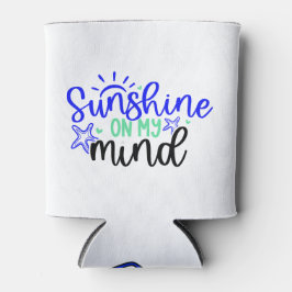 Zomer Mindset "Sunshine On My Mind" Blikjeskoeler