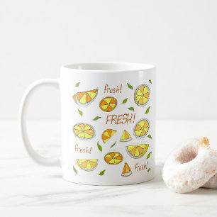 Zomer Minimalistisch Schattig Fruit is vers Koffiemok