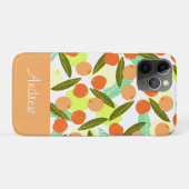Zomer Mispel Vruchten Groene Bladeren Case-Mate iPhone Case (Achterkant (horizontaal))