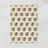 Zomer Mixed Berries Baby Shower Boekverzoek Informatiekaartje (Achterkant)