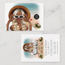 Zomer Mode Evenement Planner Zakelijke Kaart