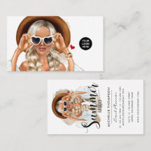 Zomer Mode Fashion Event Planner Zakelijke Kaart