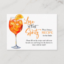 Zomer Modern Elegant Vrijgezellenfeest Recept Aanv Informatiekaartje