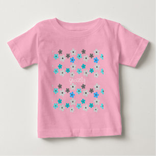 Zomer Modern Floral Baby Meisje