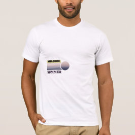 Zomer modern minimalistisch grafisch strand T-shir T-shirt