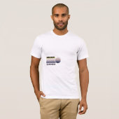 Zomer modern minimalistisch grafisch strand T-shir T-shirt (Voorkant volledig)