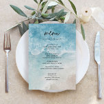 Zomer Modern Strand Bruiloft Menu Kaarten<br><div class="desc">Summer Elegant Coastal Beach Wedding Menu Cards Minimalist Weduwmenu Cards | Modern menu,  Weddenrenmenu,  Rustic Let's Eat Wedding Dinner and Drink Menu,  Simple Calligraphy Rustic Wedding Menus Wedding Menus,  Rustic Wedding Menu,  Wedding Menu,  Wedding Table Menu</div>