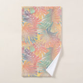 Zomer Monstera Palm Jungle 1 Bad Handdoek (Handdoek)