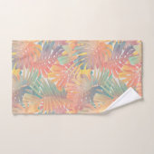 Zomer Monstera Palm Jungle 1 Bad Handdoek (Handdoek)