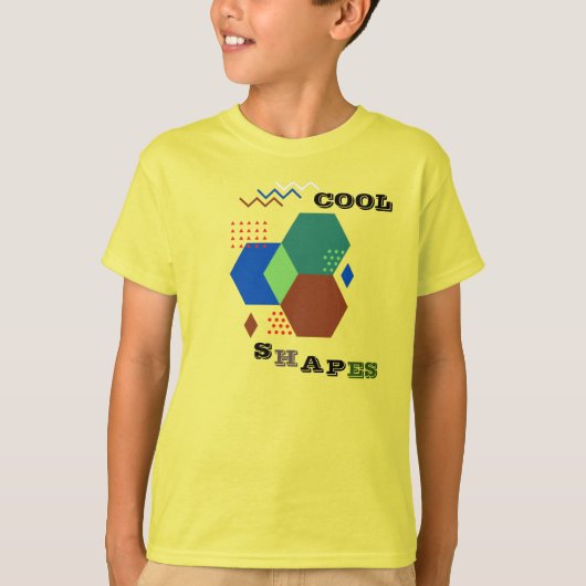 Zomer Mooie Vormen Peuters T-shirt (Voorkant)
