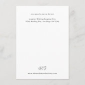 Zomer Multi Kleur Bloemen Details Informatiekaartje (Achterkant)