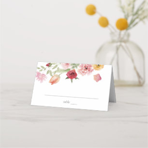 Zomer Multi Kleur Bloemen Plaats Kaart Plaatskaartje