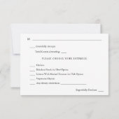 Zomer Multi Kleur Bloemen w Maal RSVP (Achterkant)