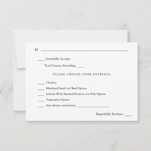 Zomer Multi Kleur Bloemen w Maal RSVP (Achterkant)