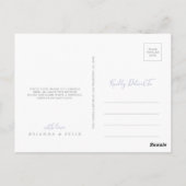 Zomer Multicolor Wildflower Dank u Briefkaart (Achterkant)