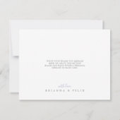 Zomer Multicolor Wildflower Flat Wedding Bedankkaart (Achterkant)