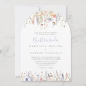 Zomer Multicolor Wildflower Nuestra Boda Wedding Kaart (Voorkant)