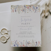 Zomer Multicolor Wildflower Surprise Party Kaart