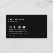 Zomer Multicolor Wildflower Tuinman & bloemist Visitekaartje (Achterkant)