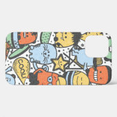 zomer naadloos patroon met grappig monster Case-Mate iPhone case (Achterkant (horizontaal))