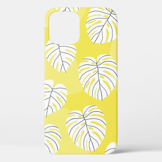 Zomer naadloos patroon met witte gestileerde monst Case-Mate iPhone case (Achterkant)