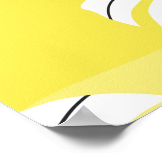 Zomer naadloos patroon met witte gestileerde monst poster (Hoek)