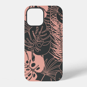 Zomer naadloos tropisch patroon met monstera palm iPhone 12 hoesje