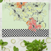 Zomer naar Herfst Shabby Chic Wildbloemen Theedoek (Gevouwen)