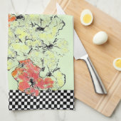 Zomer naar Herfst Shabby Chic Wildbloemen Theedoek (Quarter Fold)