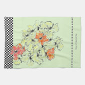 Zomer naar Herfst Shabby Chic Wildbloemen Theedoek (Horizontaal)