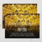 Zomer Nacht Draaimolen Bruiloftsfeest Kaart (Voorkant / Achterkant)