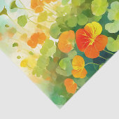 Zomer Nasturtium Floral Tissuepapier (Detail)