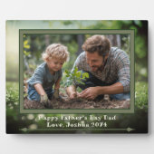 Zomer Natuur Een Foto Familie Keepsake Fotoplaat (Voorkant)