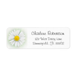 Zomer Natuur Tuin Daisy Flower Etiket