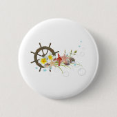 zomer-nautica ronde button 5,7 cm (Voorkant)