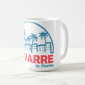 Zomer navarre- florida koffiemok (Voorkant rechts)