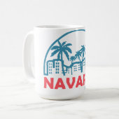 Zomer navarre- florida koffiemok (Voorkant links)