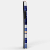 Zomer Navy Blue Modern Boat Stripes Collectie Case-Mate iPhone Case (Achterkant/rechts)