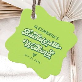 Zomer Neon Zwembad Feestje Jonggezellen Bruidspart Bedankjes Labels