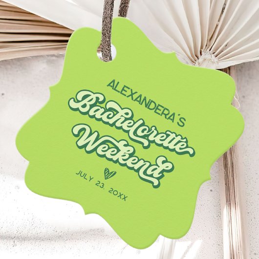 Zomer Neon Zwembad Feestje Jonggezellen Bruidspart Bedankjes Labels