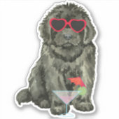 Zomer Newfoundland Vinyl Sticker (Voorkant)