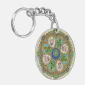 Zomer Nouveau Acryl Sleutelhanger (Voorkant Links)