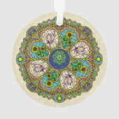 Zomer Nouveau Acrylic Ornament (achterkant)