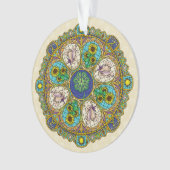Zomer Nouveau Acrylic Ornament (voorkant)