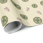 Zomer Nouveau Inpakpapier (Rol Hoek)