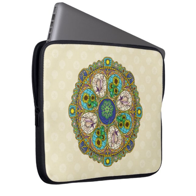 Zomer Nouveau Laptop Hoes (Voorkant Rechts)