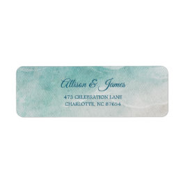 Zomer Oceaan Blauwe Strand Elegantie Etiket