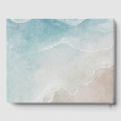 Zomer Oceaan Strand Bruiloft Foto Gastboek Gastenboek (Achterkant)